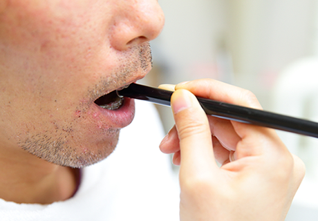 お口周りが凝っている。 目が疲れやすい